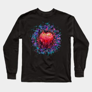 Heart explosion Long Sleeve T-Shirt